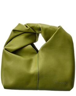 JW Anderson Twister Mini Leather Hobo Bag Women