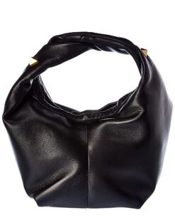 Valentino Roman Stud Small Leather Hobo Bag Women