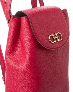 Salvatore Ferragamo Gancini Mini Leather Backpack Women -City Bag Corner 1111022123 RLLD 3