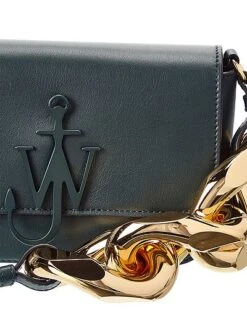 JW Anderson Chain Midi Anchor Leather Crossbody Women -City Bag Corner 1111108006 RLLD 3