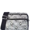 MCM Klassik Vintage Jacquard Monogram Canvas & Leather Crossbody Women