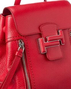 Tod's TODs Double T Leather Backpack Women -City Bag Corner 1111134491 RLLD 3