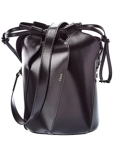 Chloé Tulip Leather Bucket Bag Women 1 Chloé Tulip Leather Bucket Bag Women