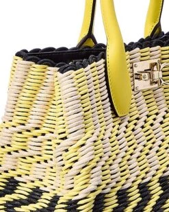 Salvatore Ferragamo Udio Woven Satchel Women 6 Salvatore Ferragamo Udio Woven Satchel Women -City Bag Corner 1111278461 RLLD 3