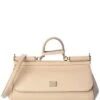 Dolce & Gabbana Sicily Medium Leather Satchel Women