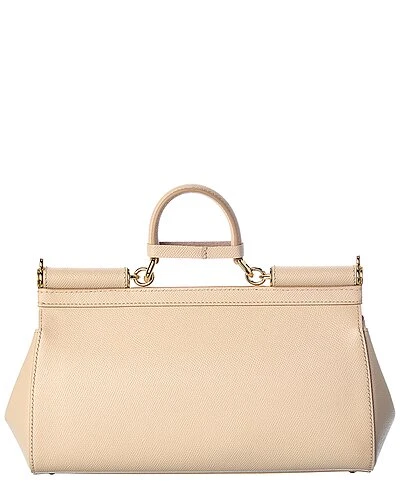 Dolce & Gabbana Sicily Medium Leather Satchel Women 2 Dolce & Gabbana Sicily Medium Leather Satchel Women - Image 2