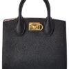 Salvatore Ferragamo Udio Small Leather Box Bag Women