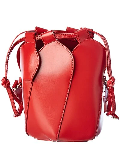 Chloé Tulip Mini Leather Bucket Bag Women 2 Chloé Tulip Mini Leather Bucket Bag Women - Image 2