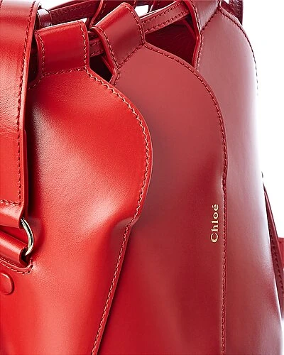Chloé Tulip Mini Leather Bucket Bag Women 3 Chloé Tulip Mini Leather Bucket Bag Women - Image 3