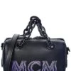 MCM Leather Boston Bag Women