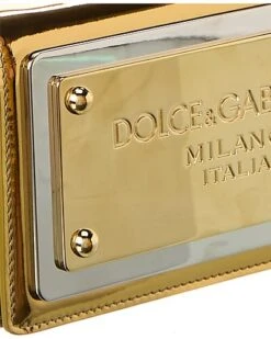 Dolce & Gabbana Branded Maxi-Plate Leather Phone Bag Women -City Bag Corner 1111382012 RLLD 3