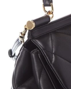 Dolce & Gabbana Quilted Sicily Small Leather Satchel Women 6 Dolce & Gabbana Quilted Sicily Small Leather Satchel Women -City Bag Corner 1111383807 RLLD 3