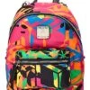 MCM Stark Nylon Backpack Crossbody Women