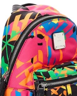 MCM Stark Nylon Backpack Crossbody Women -City Bag Corner 1111404078 RLLD 3