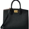 Salvatore Ferragamo Udio Leather Satchel Women