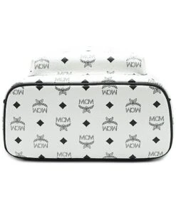 MCM Stark Small Visetos & Leather Backpack Women 7 MCM Stark Small Visetos & Leather Backpack Women -City Bag Corner 1111421333 RLLD 4