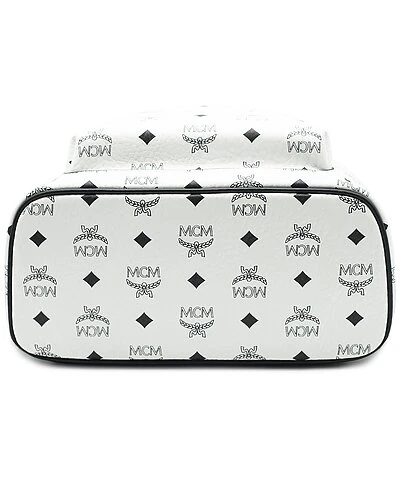 MCM Stark Small Visetos & Leather Backpack Women 4 MCM Stark Small Visetos & Leather Backpack Women - Image 4