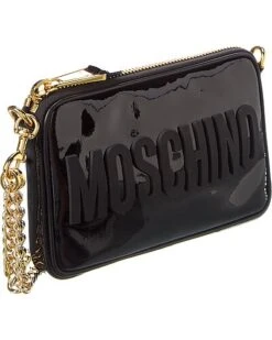 MOSCHINO Logo Leather Crossbody Women -City Bag Corner 1111422584 RLLD 3