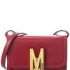 MOSCHINO M Logo Leather Crossbody Women