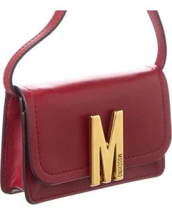 MOSCHINO M Logo Leather Crossbody Women -City Bag Corner 1111422588 RLLD 3
