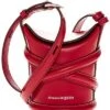 Alexander McQueen The Curve Mini Leather Crossbody Women