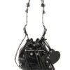 Balenciaga Le Cagole Leather Bucket Bag Women