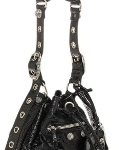 Balenciaga Le Cagole Leather Bucket Bag Women -City Bag Corner 1111449505 RLLD 3