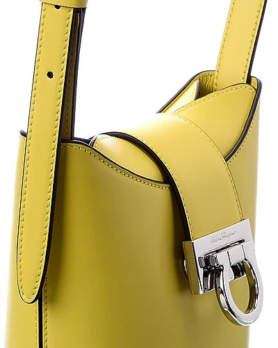 Salvatore Ferragamo Trifolio Small Leather Shoulder Bag Women 3 Salvatore Ferragamo Trifolio Small Leather Shoulder Bag Women - Image 3