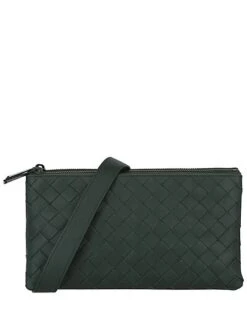 Bottega Veneta Intrecciato Leather Messenger Bag Women