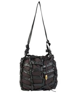 Bottega Veneta Tape Leather Shoulder Bag Women