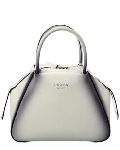 Prada Logo Small Leather Satchel Women