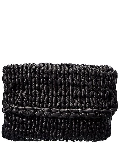 Michael Kors Collection Woven Leather Envelope Clutch Women 1 Michael Kors Collection Woven Leather Envelope Clutch Women