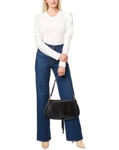 Chloé Marcie Leather Clutch Women -City Bag Corner 1111485233 RLLD 4