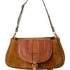 Chloé Marcie Leather & Suede Clutch Women
