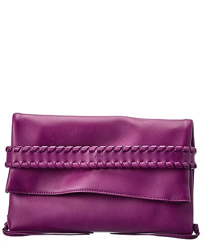 Chloé Mony Leather Clutch Women 1 Chloé Mony Leather Clutch Women