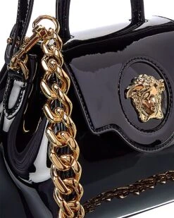 Versace La Medusa Small Patent Satchel Women -City Bag Corner 1111488923 RLLD 3