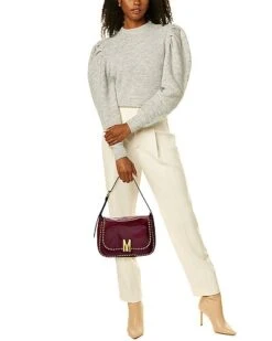 MOSCHINO Padlock Detail Leather Satchel Women -City Bag Corner 1111497442 RLLD 4