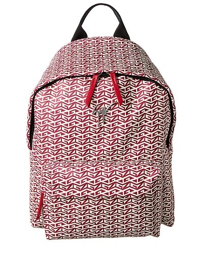 Giuseppe Zanotti Bud Monogram Leather Backpack Women 1 Giuseppe Zanotti Bud Monogram Leather Backpack Women