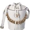 Versace La Medusa Leather Bucket Bag Women