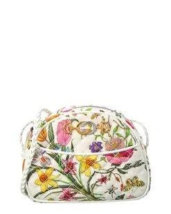 Gucci Quilted Canvas Crossbody Women