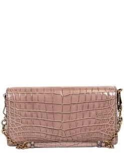Bottega Veneta Snake-Embossed Leather Clutch Women -City Bag Corner 1111545074 RLLD 3