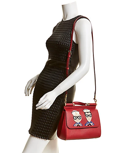 Dolce & Gabbana Sicily Leather Satchel Women 3 Dolce & Gabbana Sicily Leather Satchel Women - Image 3