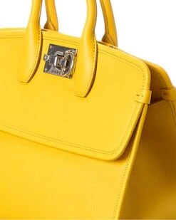 Salvatore Ferragamo Udio Small Leather Satchel Women -City Bag Corner 1111800418 RLLD 3