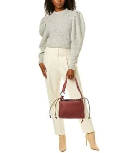 Chloé Mate Gusset Leather Shoulder Bag Women 7 Chloé Mate Gusset Leather Shoulder Bag Women -City Bag Corner 1111913508 RLLD 4