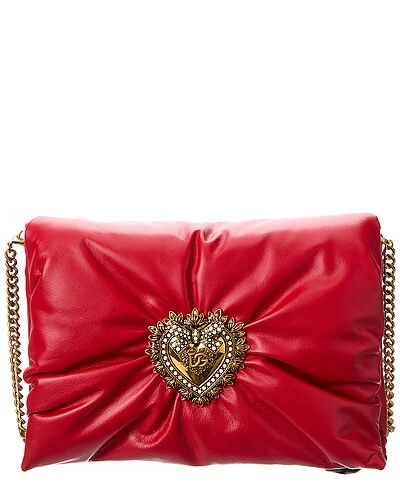 Dolce & Gabbana Votion Medium Leather Clutch Women 1 Dolce & Gabbana Votion Medium Leather Clutch Women