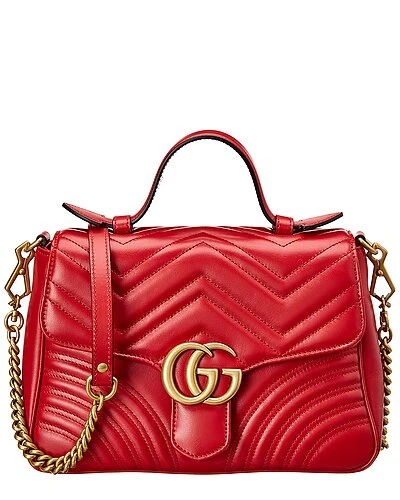 Gucci GG Marmont Small Matelasse Leather Top Handle Satchel Women 1 Gucci GG Marmont Small Matelasse Leather Top Handle Satchel Women