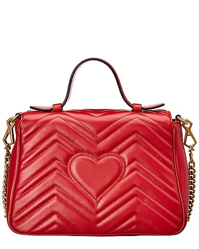 Gucci GG Marmont Small Matelasse Leather Top Handle Satchel Women 2 Gucci GG Marmont Small Matelasse Leather Top Handle Satchel Women - Image 2