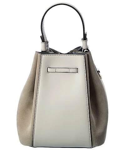 Furla Miastella Mini Leather & Suede Bucket Bag Women 2 Furla Miastella Mini Leather & Suede Bucket Bag Women - Image 2