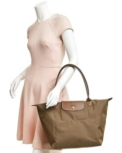 Longchamp Le Pliage Large Nylon Long Handle Tote Women -City Bag Corner 1160199163 RLLD 3