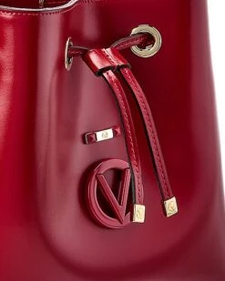 By Mario Valentino Karl Rope Guitar Leather Bucket Bag Women -City Bag Corner 1160209112 RLLD 4